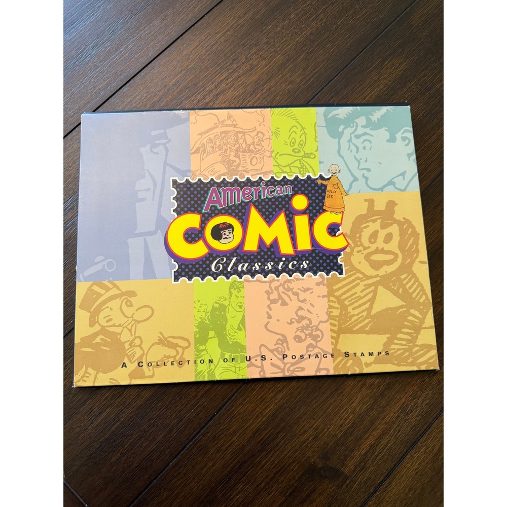 USPS American Comic Classics 1995 Mint Stamp Sheet and Commemorative Book Set